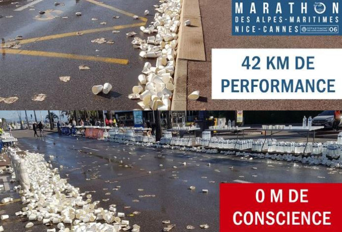Marathon Nice Cannes, fric et pollution